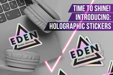 Time to Shine! Introducing: Holographic Stickers